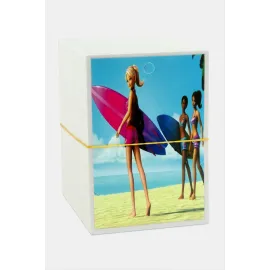 Sörf Desenli Bileklik Kartı-Mavi