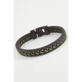 İpli Kaliteli Suni Deri Bileklik-Lacivert