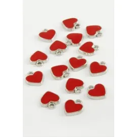 Kalp Mineli Bileklik Ve Kolye Ucu Aparatı 1 Adet-Siyah