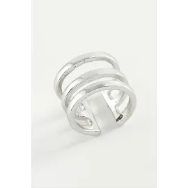 3 Sıra Metal Yüzük-Sarı