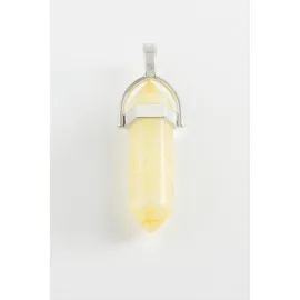 Akik Point Kolye Ucu-Sarı