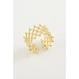 Fileli Metal Yüzük-Sarı