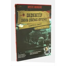 Kampüste Cinayet Dedektif Dava Çözme Oyunu-Renkli
