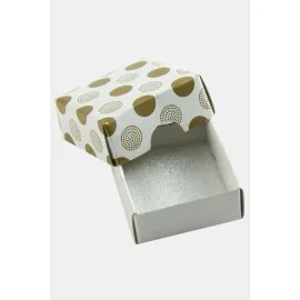 Yüzük Küpe Altın Saklama Kutusu-Beyaz