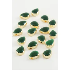 Nazar Mineli Bileklik ve Kolye Ucu Aparatı 1 Adet-Yeşil