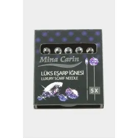 5 Adet Lüks Eşarp İğnesi-Gümüş Rengi