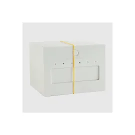 6 Delikli Küpe Kartı 100 Adet-Beyaz