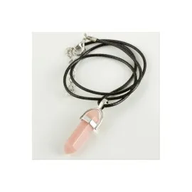 Kuvars Point Kolye-Pembe