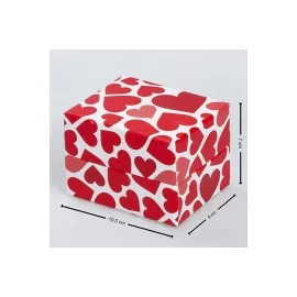 Çift Kombinli Saat Kutusu -Kırmızı