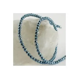 4 Mm Fasetli Hematit Taşı-Mavi