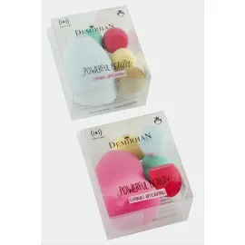 5 Adet Yumurta  Makyaj Süngeri-Renkli