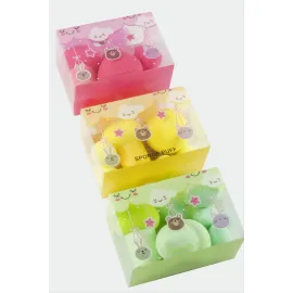 6 Adet Yumurta Makyaj Süngeri-Renkli