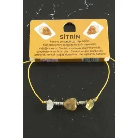 Kalp Karışık Doğaltaş Bileklik-Renkli