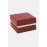 Sarı Şeritli Yüzük Kutusu-Kırmızı