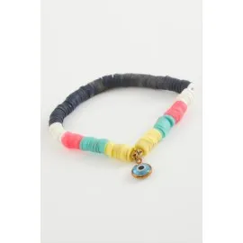 Nazar Fimo Boncuk Bileklik-Renkli