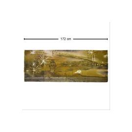 Kız Kulesi Eşarp Şal-Altın Rengi