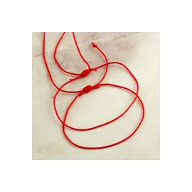 Kader Bağı Kırmızı İp Bileklik-Renkli