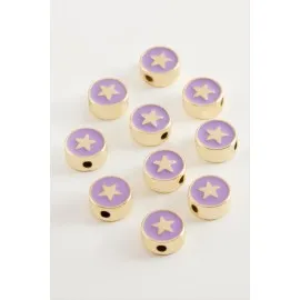 Yıldız Mineli Aparat 1 Adet-Lila