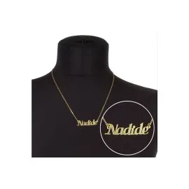 Nadide İsimli Kolye -Sarı