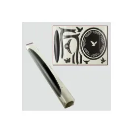 3 Boyutlu Yapıştırmalı Duvar Süsü-Siyah