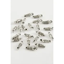 Oval Tesbih Püskül Aparatı 50 Gram-Gümüş Rengi