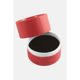 Yuvarlak yüzük Kutusu-Kırmızı