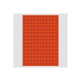 Fiyat Etiketi 165 Adet 15 Mm-Turuncu