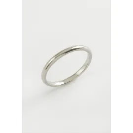 Alyans Lüks Çelik Yüzük 2 mm-9