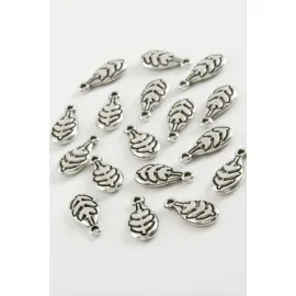 Yaprak Çiçek Tesbih Püskül Aparatı 50 Gram-Gümüş Rengi