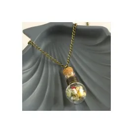 Fanus Canlı Kolye-Antik