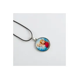 Yuvarlak Uçlu Kolye-Siyah