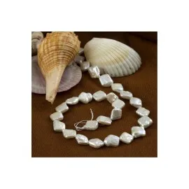 1,2 Cm Kare İnci-Beyaz