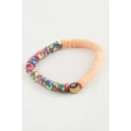 Nazar Fimo Boncuk Bileklik-Renkli