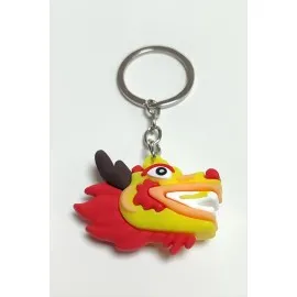 Kurt Silikon Anahtarlık-Sarı