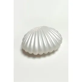 İstiridye Kutulu Mum-Beyaz