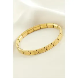 İtalyan Çelik Bileklik-Sarı