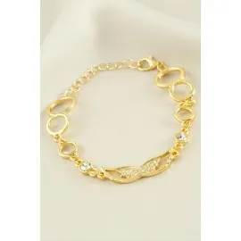 Kanat Taşlı Bileklik-Sarı