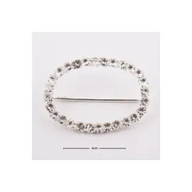 Taşlı Kemer Tokası-Gümüş Rengi