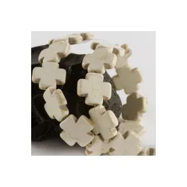 3 cm Mozaik Turkuaz Taşı-Kırık Beyaz