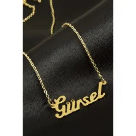 Gürsel İsimli Kolye -Sarı