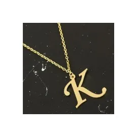 Prinç Harfli Kolye-K