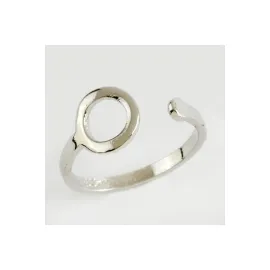 Yuvarlak Eklem Yüzük-Gümüş Rengi