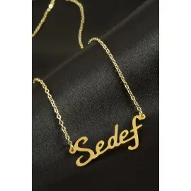 Sedef isimli kolye -Sarı