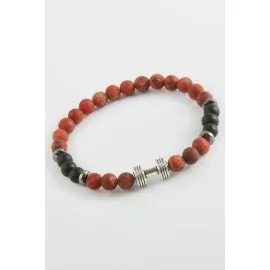 Ceyt Onix Doğaltaş Bileklik-Kırmızı