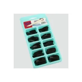 100 Adet Takma Tırnak-Siyah