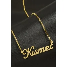 Kısmet Isimli Kolye -Sarı
