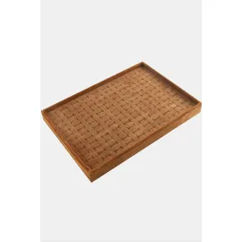 Yatay Anfora Kumaş Batırmalı Yüzük Tablası-Kiremit