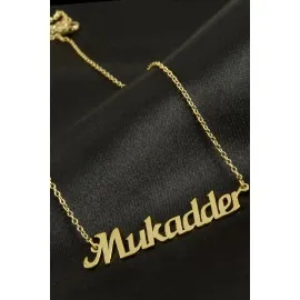 Mukadder Isimli Kolye -Sarı
