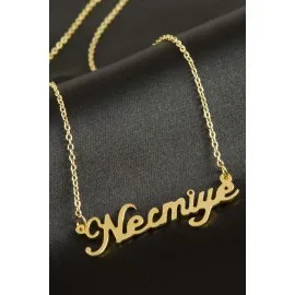 Necmiye Isimli Kolye -Sarı