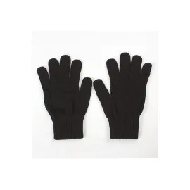 Süper Tek Kat  Eldiven-Siyah